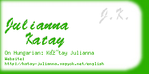 julianna katay business card